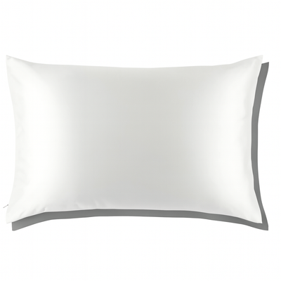 Premium Zijde Kussensloop - Pure White