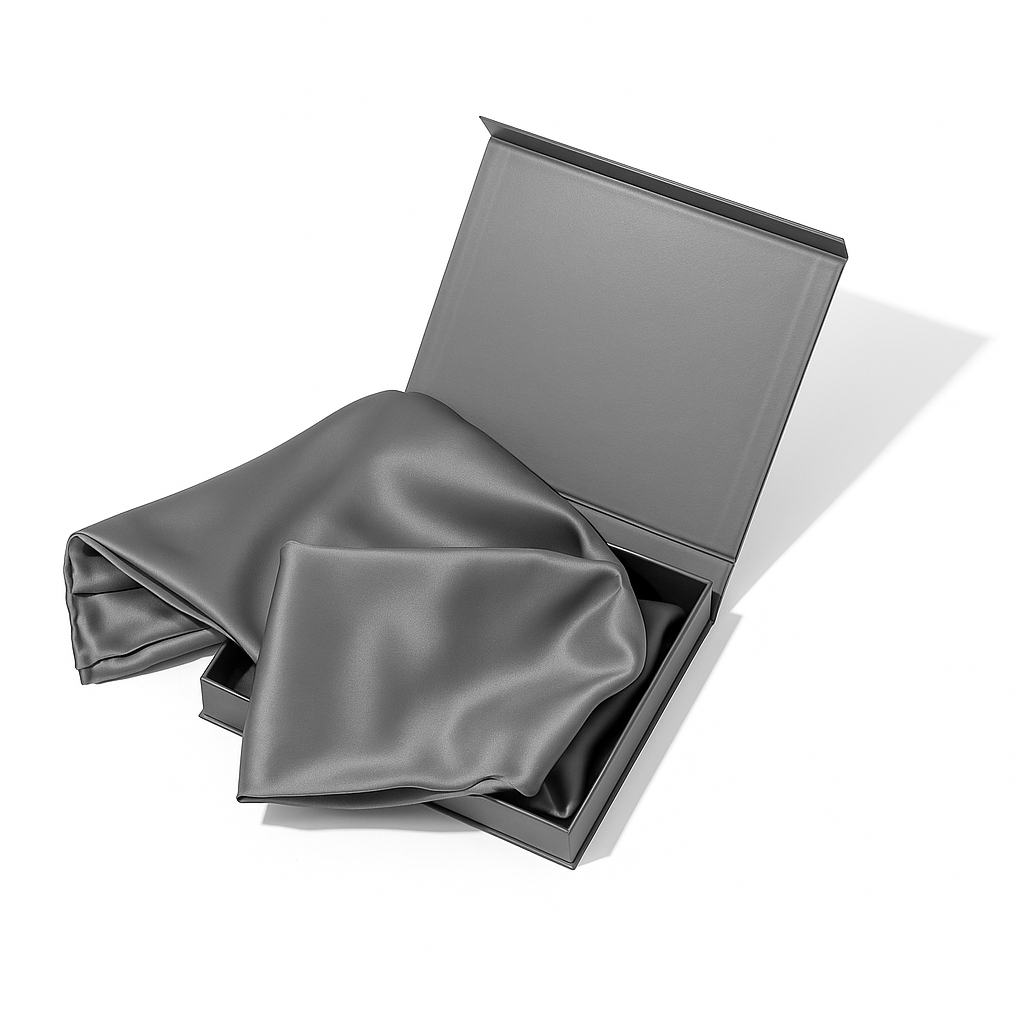 Premium Zijde Kussensloop - Parelgrijs