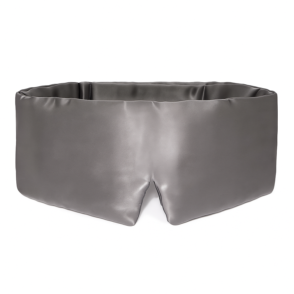 Premium Zijde Slaapmasker - Parelgrijs