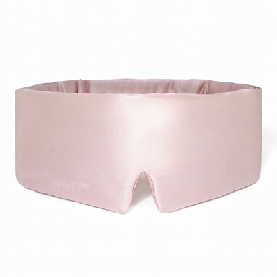 Premium Zijde Slaapmasker - Rosé Mist